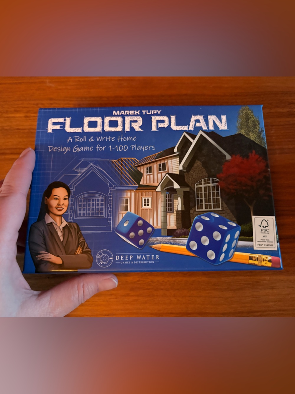 Floor Plan Board Game complete